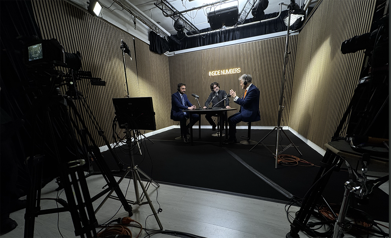 Camere Blackmagic Broadcast 4K sul set podcast